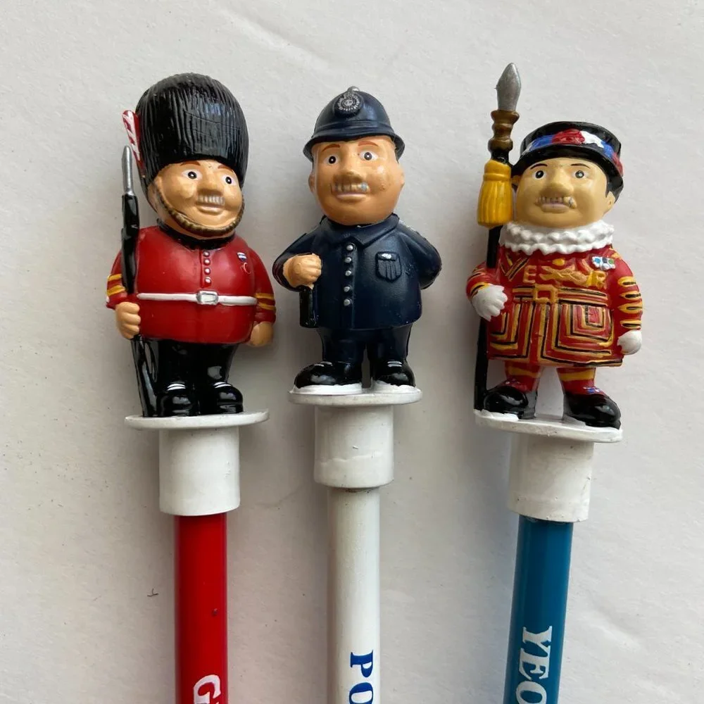 New Collectible pencils from England 3 pc